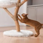 Michu Fluffy Blossom Real Wooden Cat Tree - Premium Quality & Stylish Cat Furniture - Extra Large - Image 4
