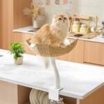 Michu DeskMate Sustainable Desk-Mounted Side Companion Cat Tree - Image 4