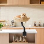 Michu DeskMate Sustainable Desk-Mounted Side Companion Cat Tree - Image 15