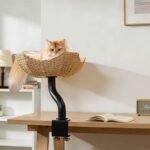 Michu DeskMate Sustainable Desk-Mounted Side Companion Cat Tree - Image 3
