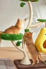 Michu Verde Solid Wooded Base Cat Tree - Image 9