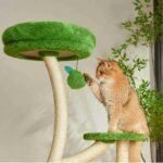 Michu Verde Solid Wooded Base Cat Tree - Image 10