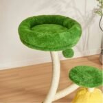 Michu Verde Solid Wooded Base Cat Tree - Image 13