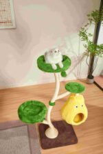 Michu Verde Solid Wooded Base Cat Tree - Image 15