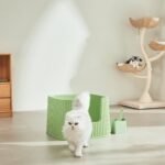 Michu XXL Sage Deluxe Cat Litter Box - Spacious Design - Image 8