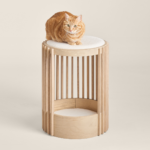 [Color:Ash][Size:Small]Grove Cat Tree - Tuft and Paw