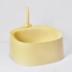 Michu Macaron High Edge Cream White Open Style Extra Large Cat Litter Box Designed by MEOOF XL - MichuPet