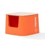 Michu XXL Coral Deluxe Cat Litter Box - Spacious Design - Image 2