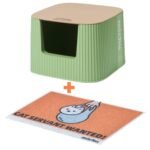 Michu XXL Sage Deluxe Cat Litter Box - Spacious Design - Image 3
