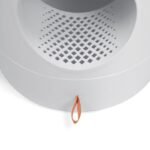 Michu XL Castle 2-in-1 Semi- Closed Cat Litter Box with Scratch Basin & Scoop Included, White - Image 11